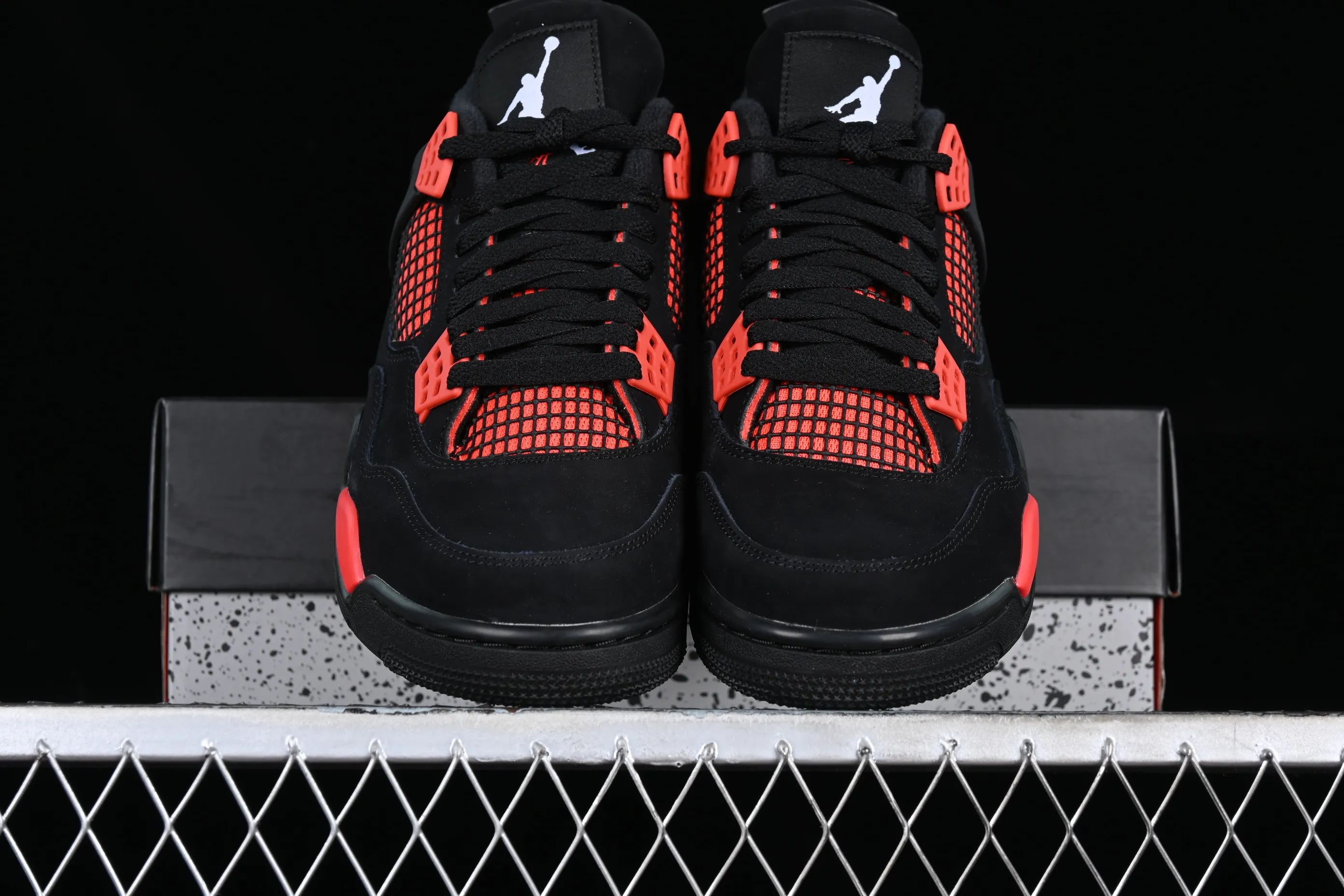 All categories Air Jordan Jordan series basketball shoes Air Jordan 4 GX foreign trade version Air Jordan 4 Retro "University Blue" AJ4 Joe 4 new black and red retro casual sports culture basketball shoes CT8527-016